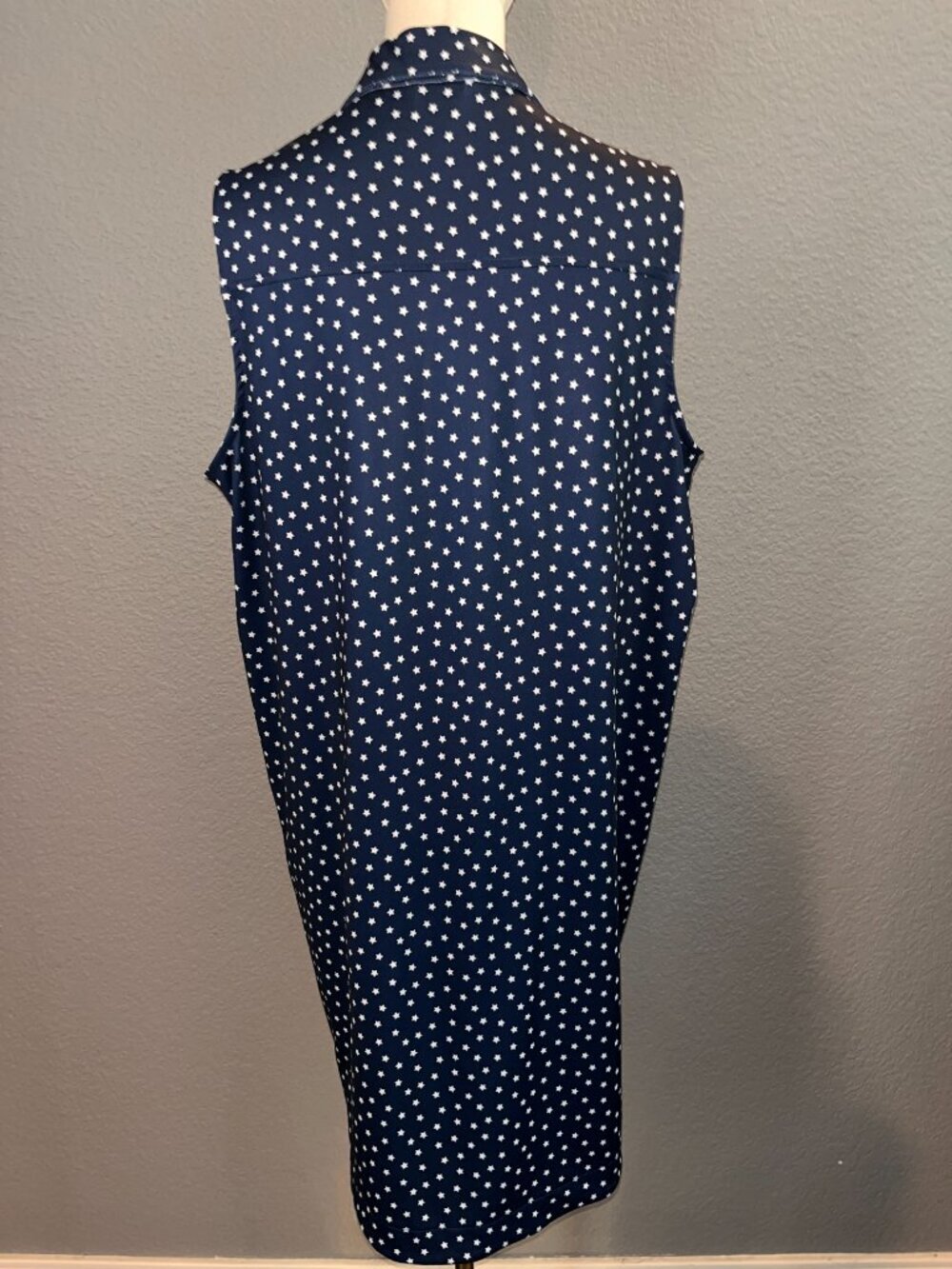 VINEYARD VINES STARS STARRY SANKATY LUCAYA POPOVER PERFORMANCE DRESS - EUC - XL - Picture 7 of 12